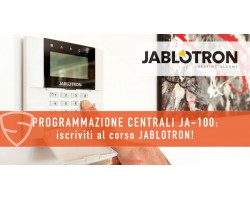 Jablotron programmazione centrali: iscriviti al corso 